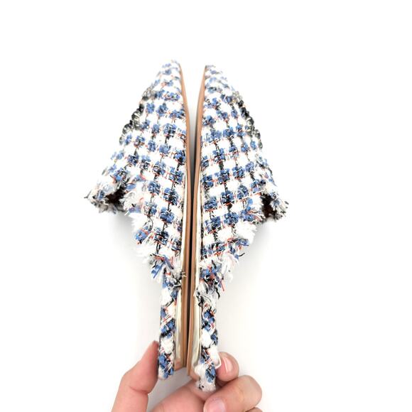 Kurt Geiger London Olive Eye Mule Pointed Toe Women's White Size US5 EU35.5 - Picture 6 of 11